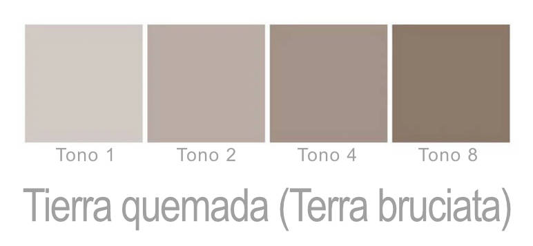 Color Pompei - tierra quemada