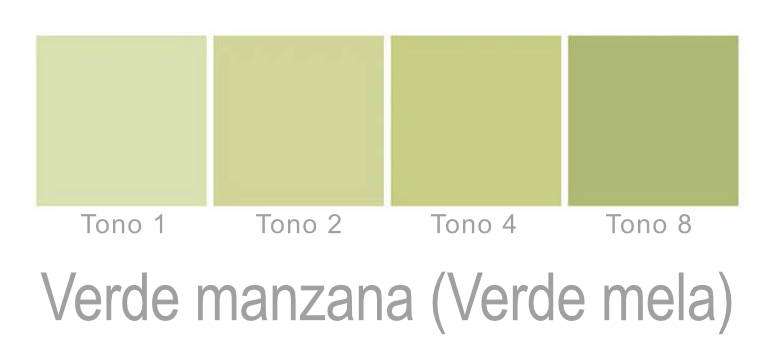 Color Pompei - verde manzana