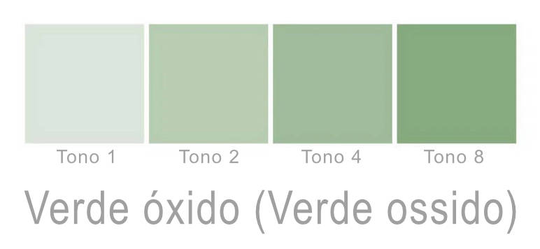 Color Pompei - verde óxido